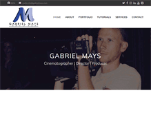 Tablet Screenshot of gabrielmays.com